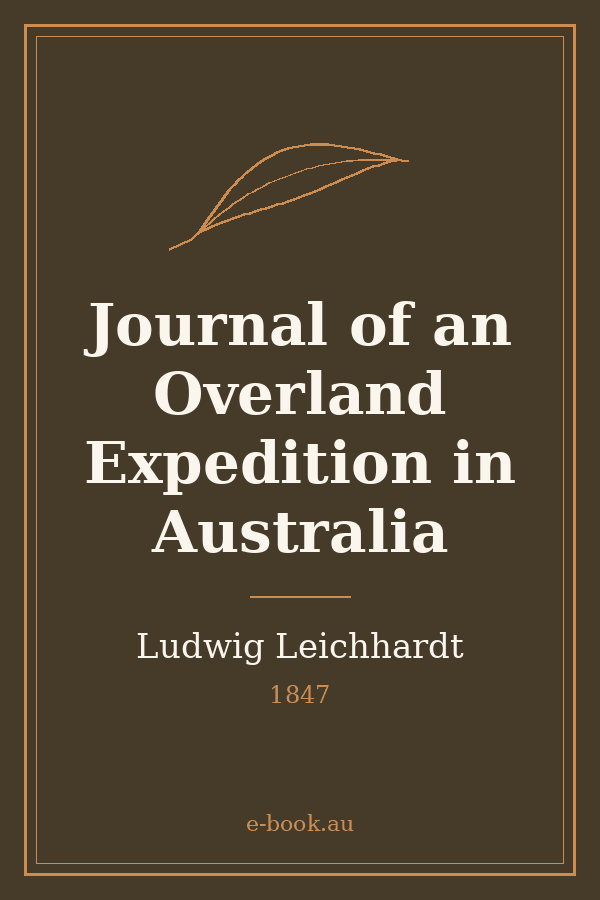 Cover of Journal of an Overland Expedition in Australia