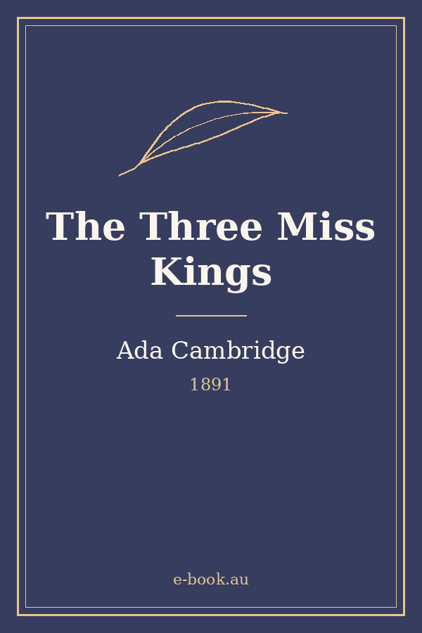 Cover of The Three Miss Kings