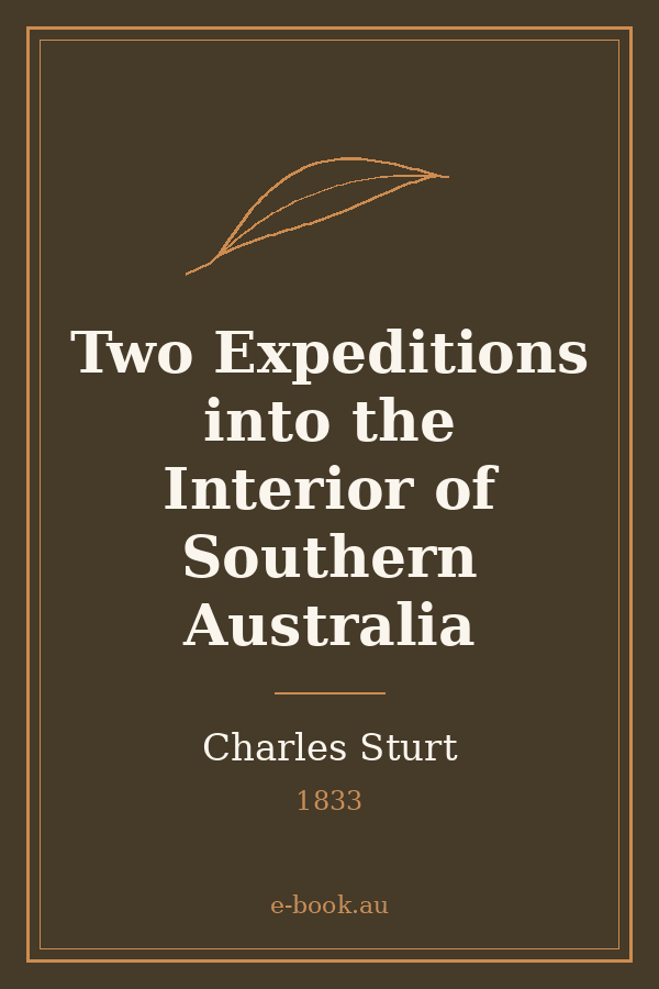 Cover of Two Expeditions into the Interior of Southern Australia
